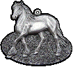 Fell Pony custom pewter ornament